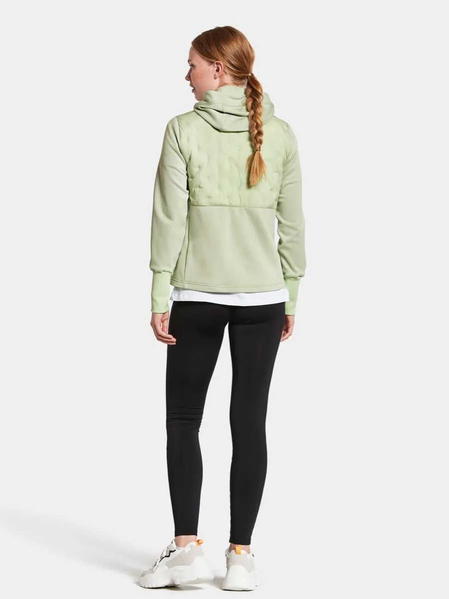 Didriksons Valda Women&#x27;s Full Zip Soft Green | Buy Didriksons Valda Women&#x27;s Full Zip Soft Green here | Outnorth