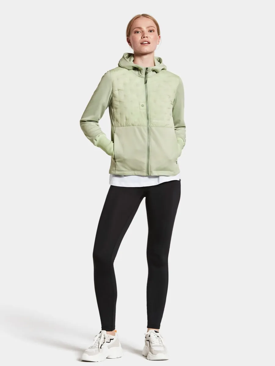 Didriksons Valda Women&#x27;s Full Zip Soft Green | Buy Didriksons Valda Women&#x27;s Full Zip Soft Green here | Outnorth