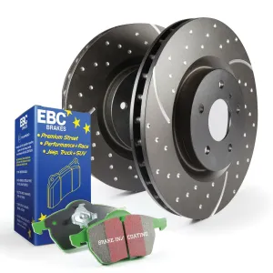 EBC Brakes S10KR1361 S10 Kits Greenstuff 2000 and GD Rotors