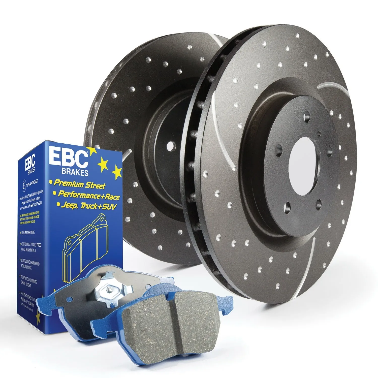 EBC Brakes S6KR1132 Disc Brake Pad and Rotor / Drum Brake Shoe and Drum Kit