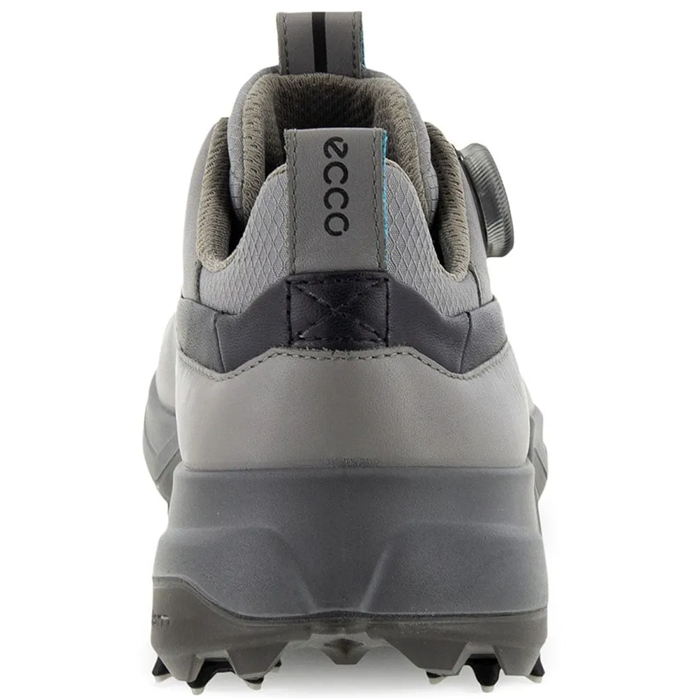 Ecco Biom G5 BOA Waterproof Spiked Shoes - Steel/Black