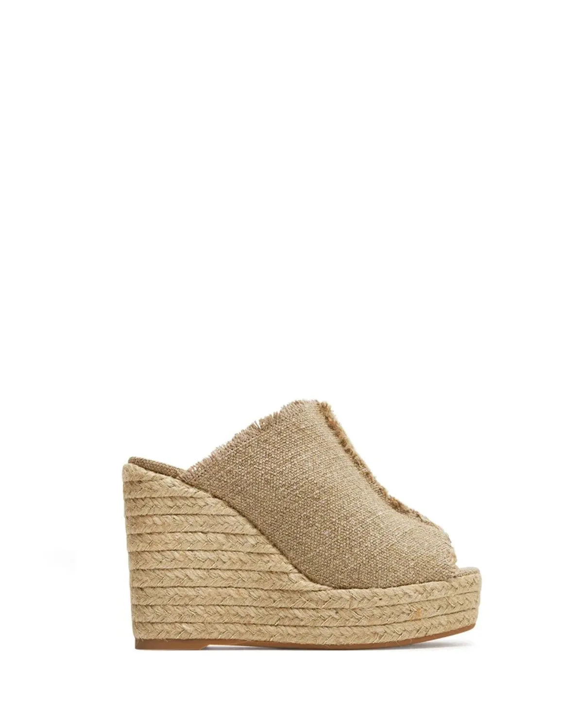 Fatima Mule Wedge Espadrilles Oro Claro