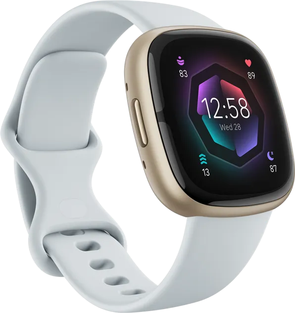 Fitbit Sense 2 Blue Mist/Soft Gold | Buy Fitbit Sense 2 Blue Mist/Soft Gold here | Outnorth