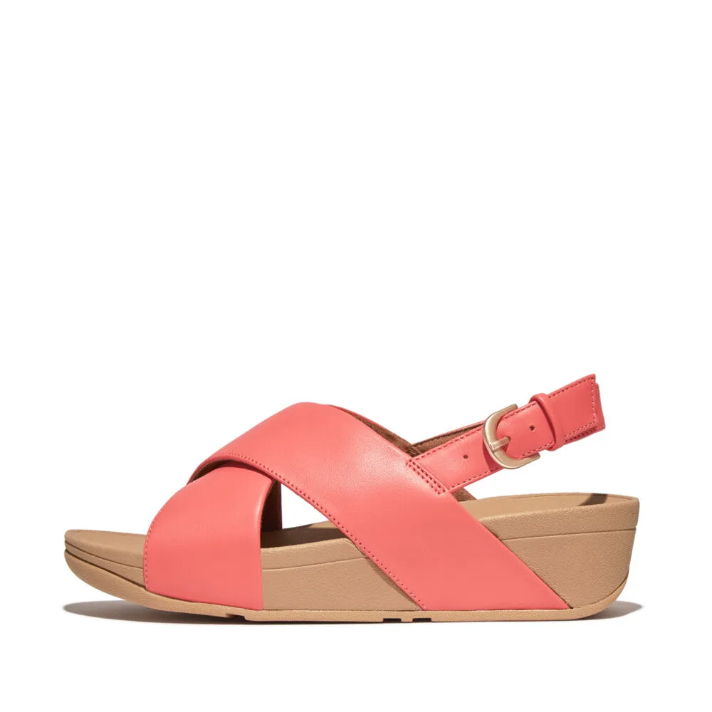 'FitFlop' Women's Lulu Cross/Back Sandal - Rosy Coral