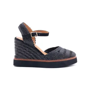 Flavia Black Espadrilles