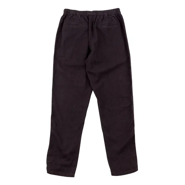 Folk Drawcord Assembly Pant - Soft Linen Black