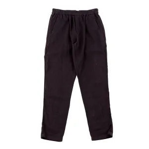 Folk Drawcord Assembly Pant - Soft Linen Black