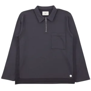 Folk Signal Half Zip - Soft Black