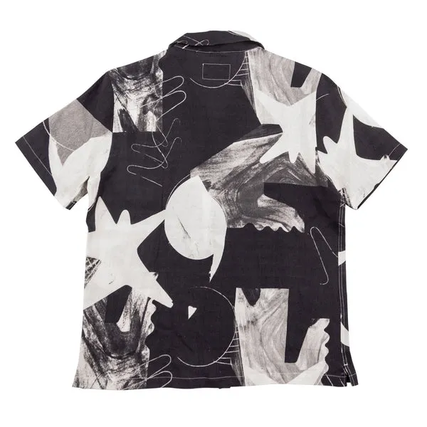 Folk Soft Collar Shirt - Black Void