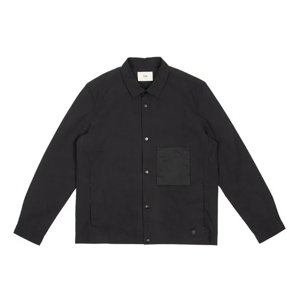 Folk Stack Jacket Soft Black