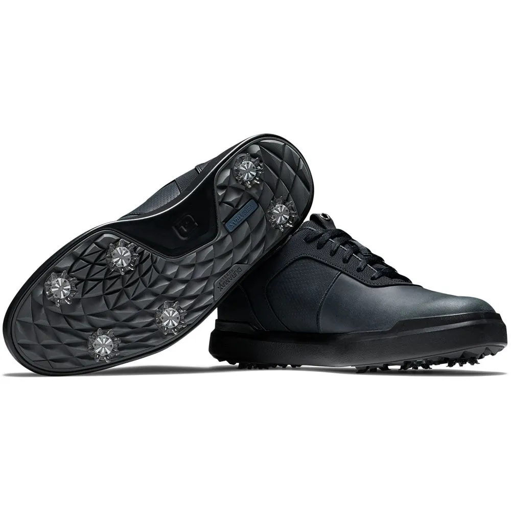 FootJoy Contour Spiked Waterproof Shoes - Black