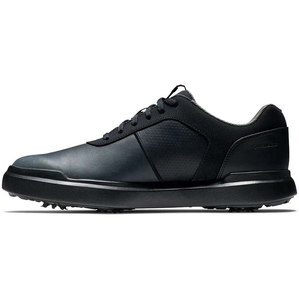 FootJoy Contour Spiked Waterproof Shoes - Black