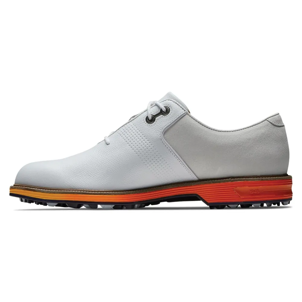 FootJoy Premiere Series Sunset Flint Spikeless Shoes - White/White/Orange