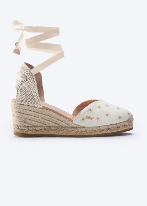 Gava Limited Edition Canvas Espadrille Wedges