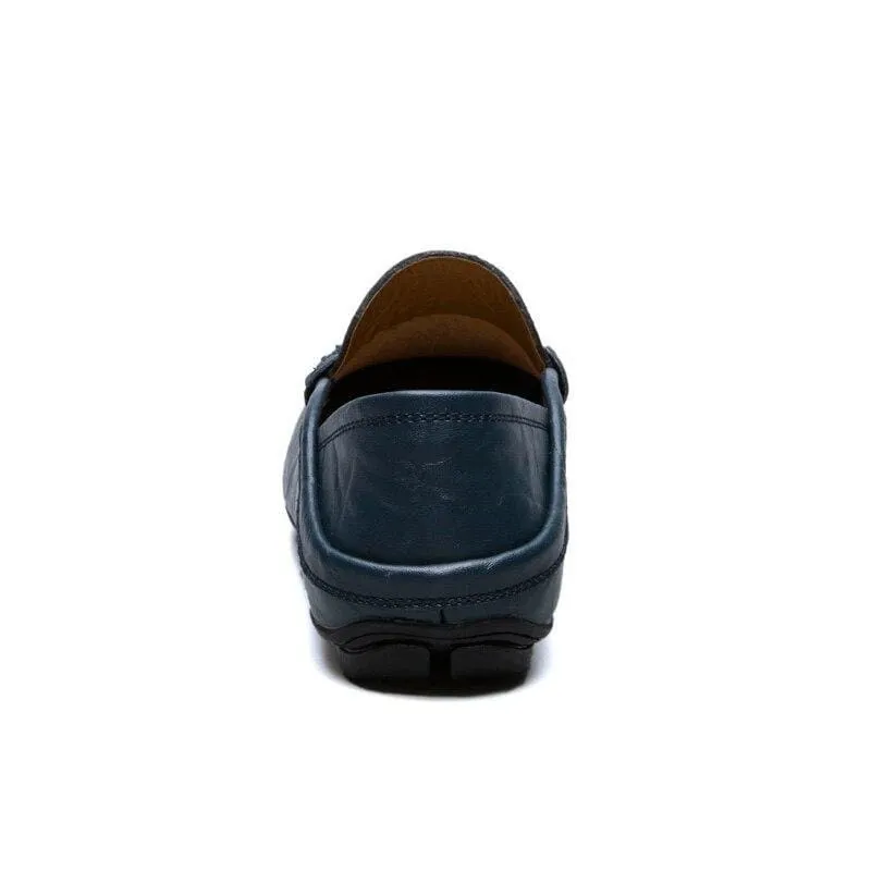 Genuine Leather Slip On Casual Men Moccasins Shoes