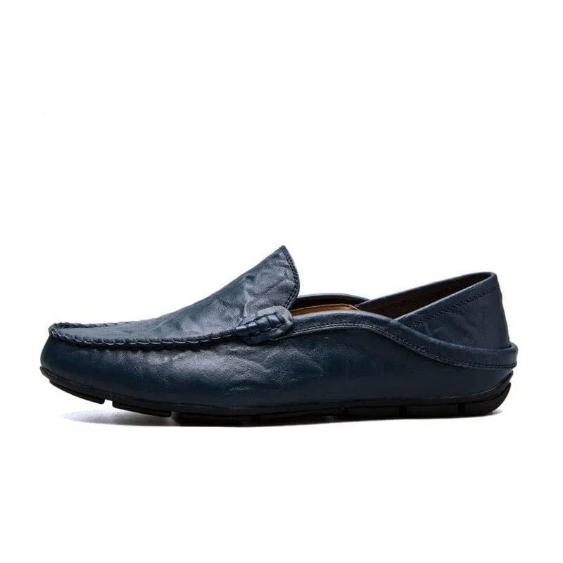 Genuine Leather Slip On Casual Men Moccasins Shoes