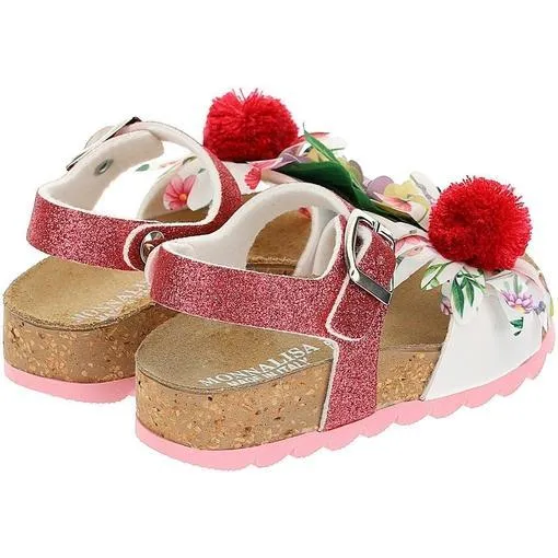 Girls Floral Sandals