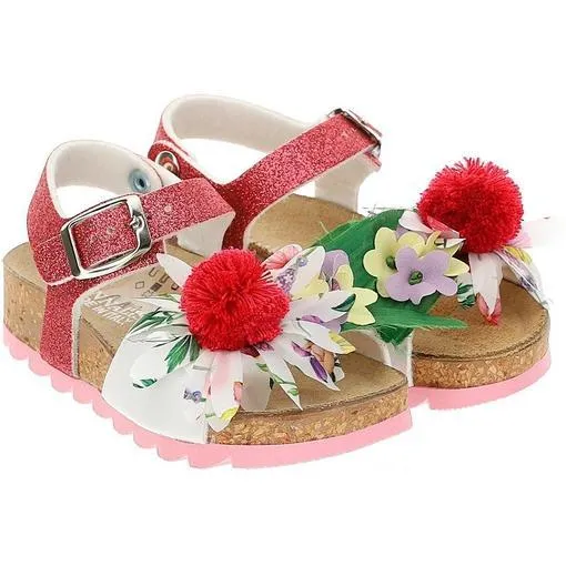 Girls Floral Sandals