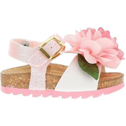 Girls Pink Rose Sandal