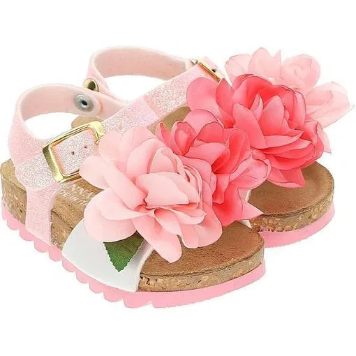 Girls Pink Rose Sandal