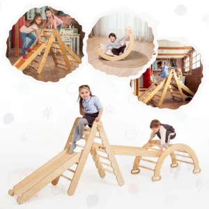 Goodevas 4 in 1 Montessori Climbing Frame Set