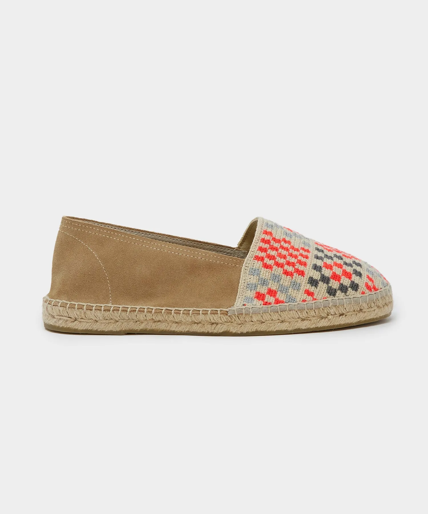 Guanábana Espadrilles in Orange Check