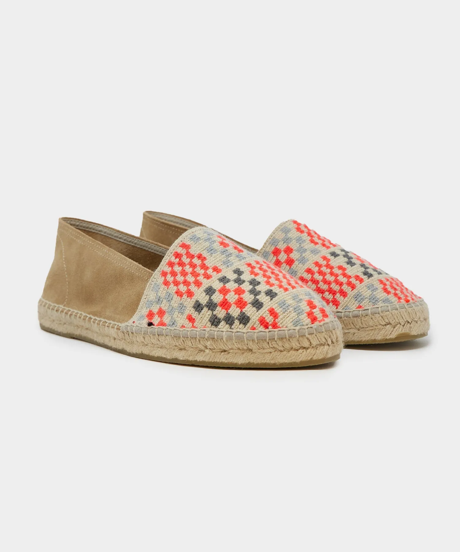 Guanábana Espadrilles in Orange Check