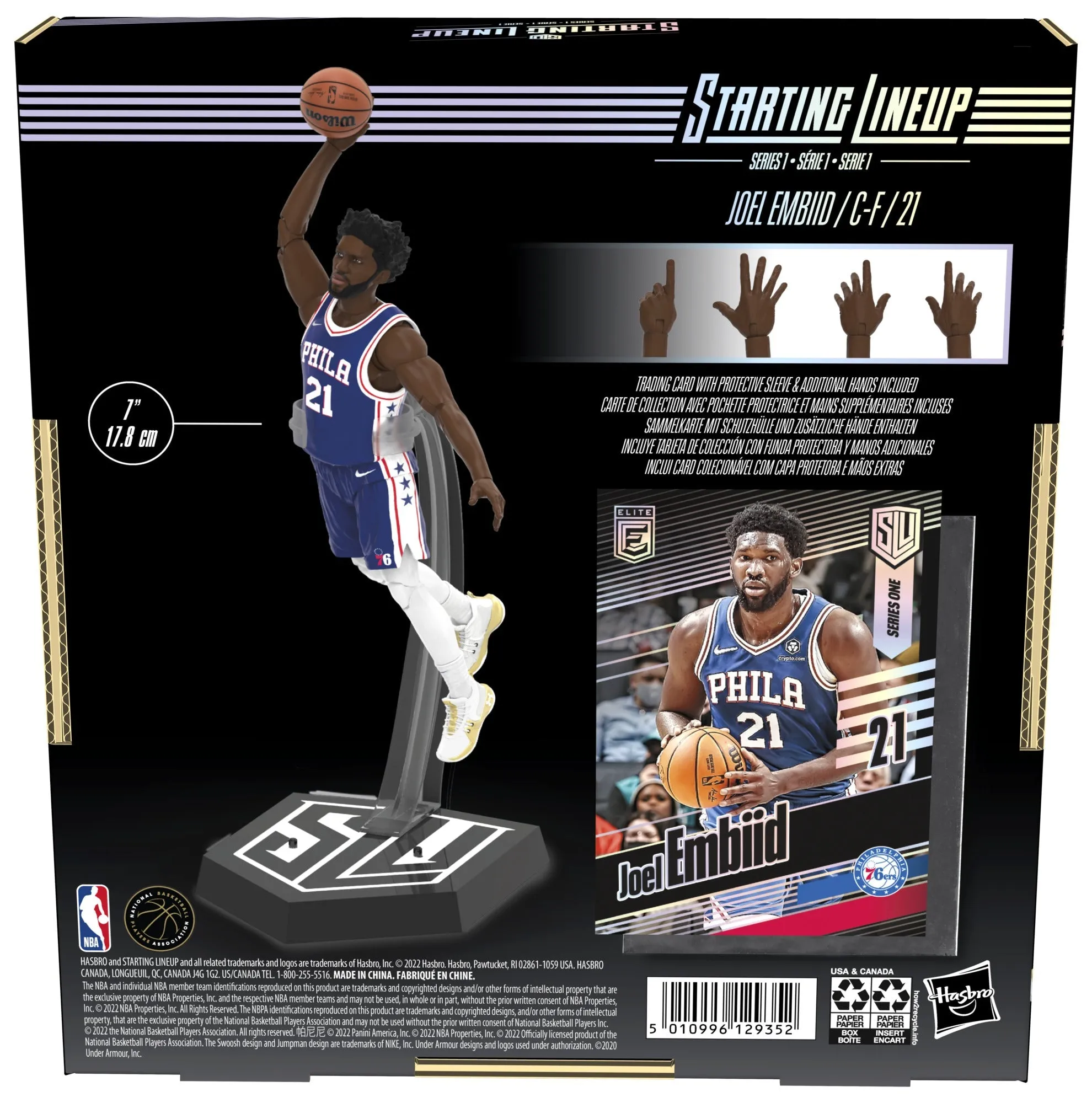 Hasbro Starting Lineup NBA Series 1 Joel Embiid Figure