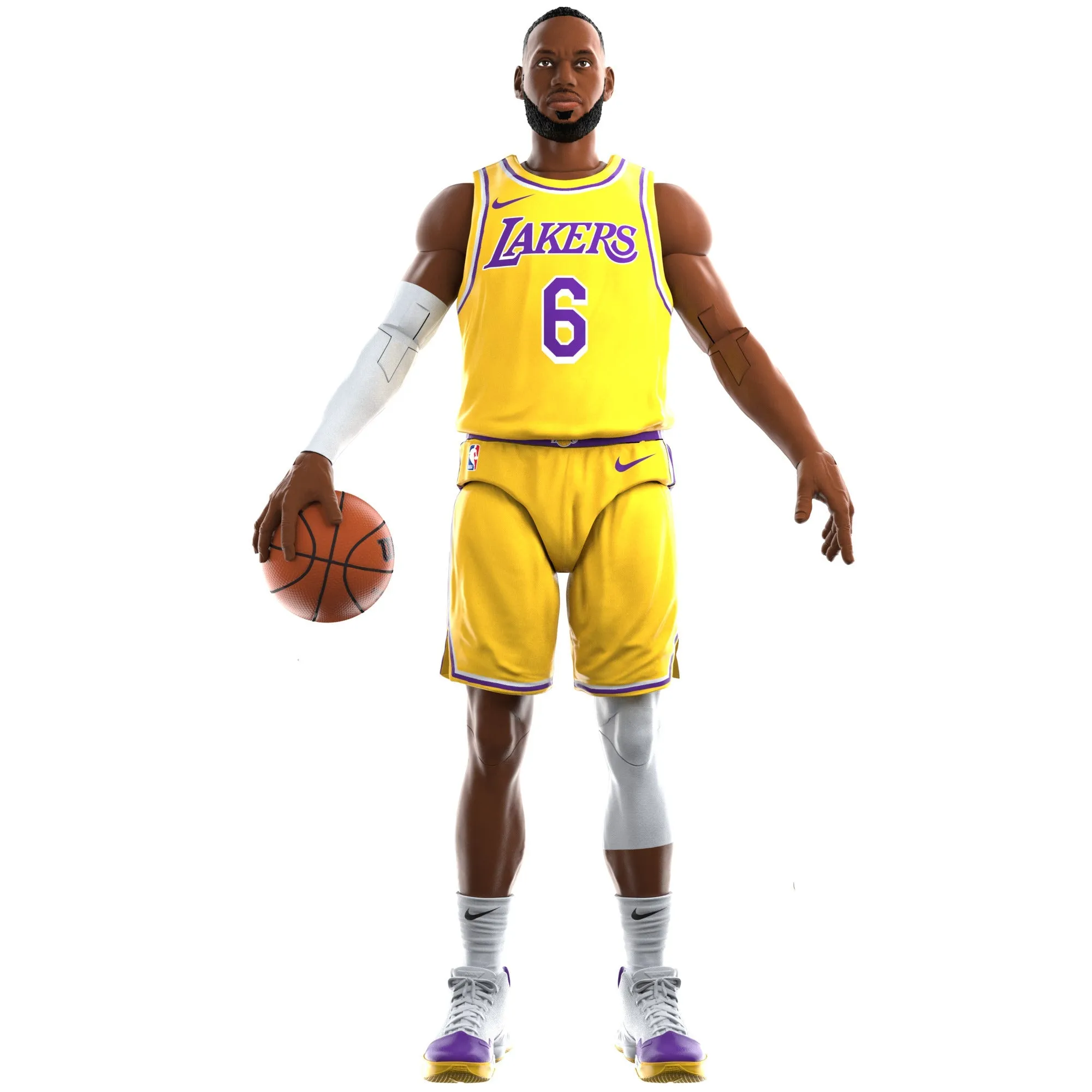 Hasbro Starting Lineup NBA Series 1 LeBron James Figure