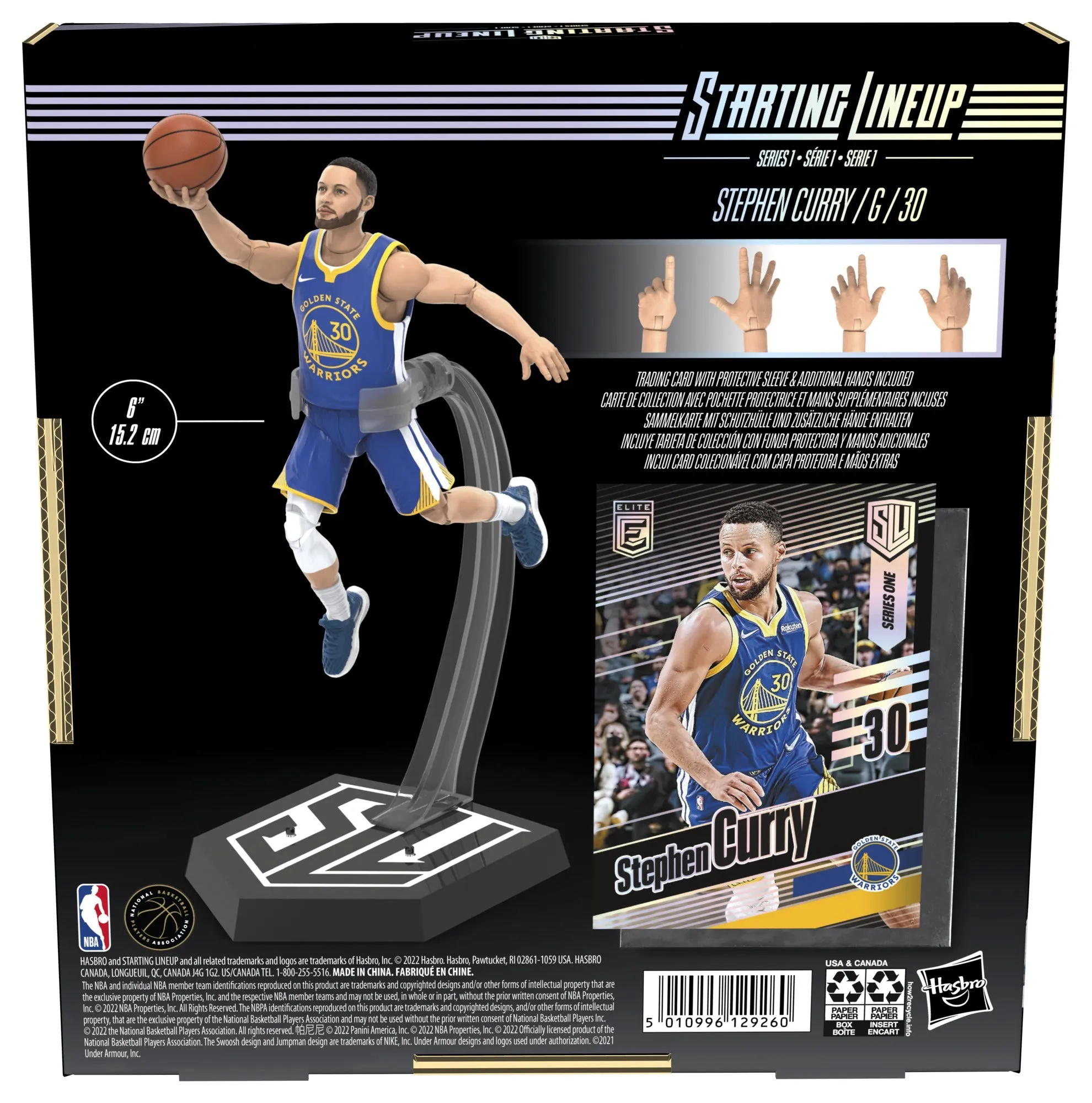 Hasbro Starting Lineup NBA Series 1 Stephen Curry Figure