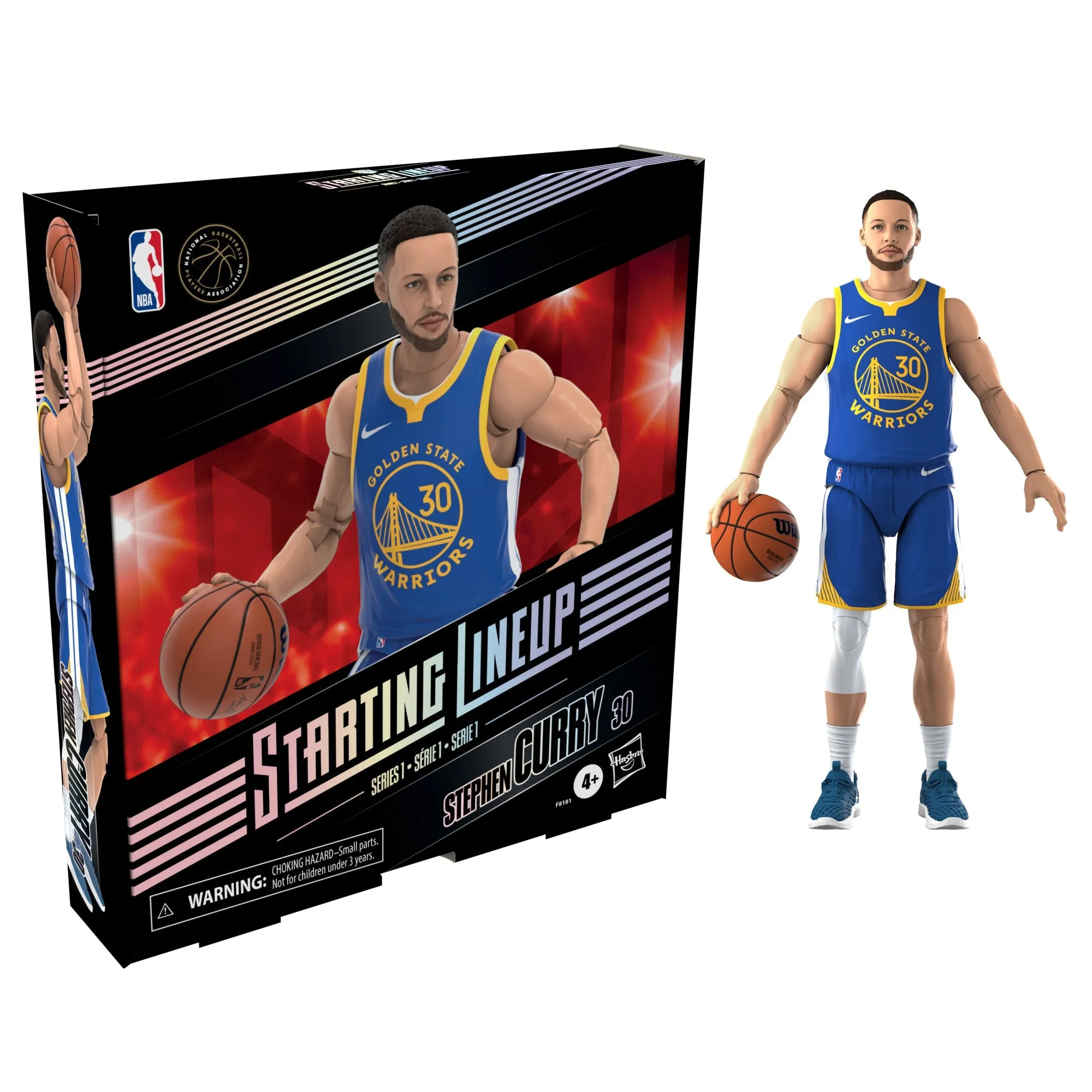 Hasbro Starting Lineup NBA Series 1 Stephen Curry Figure