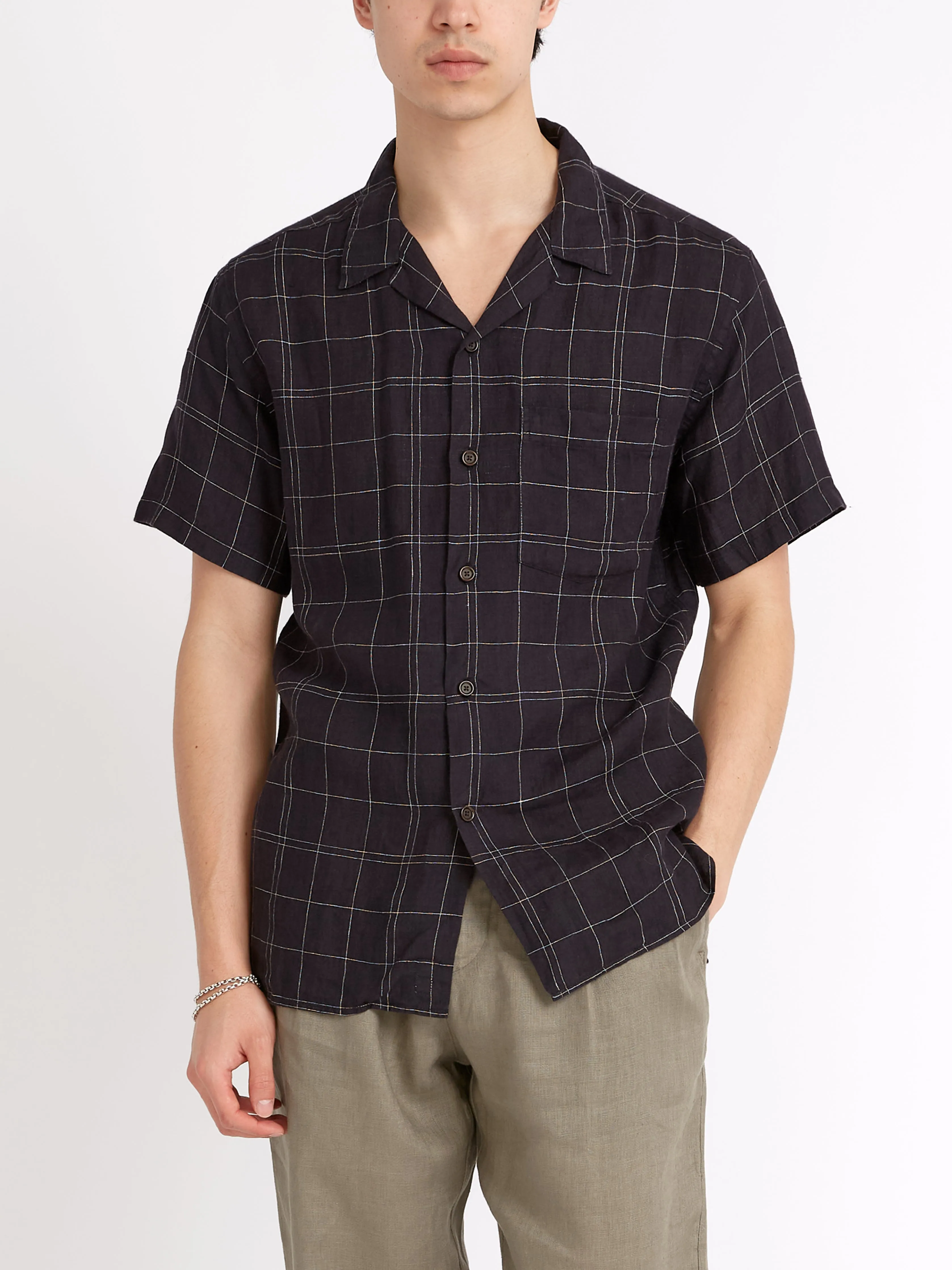 Havana Short Sleeve Shirt Frankel Black