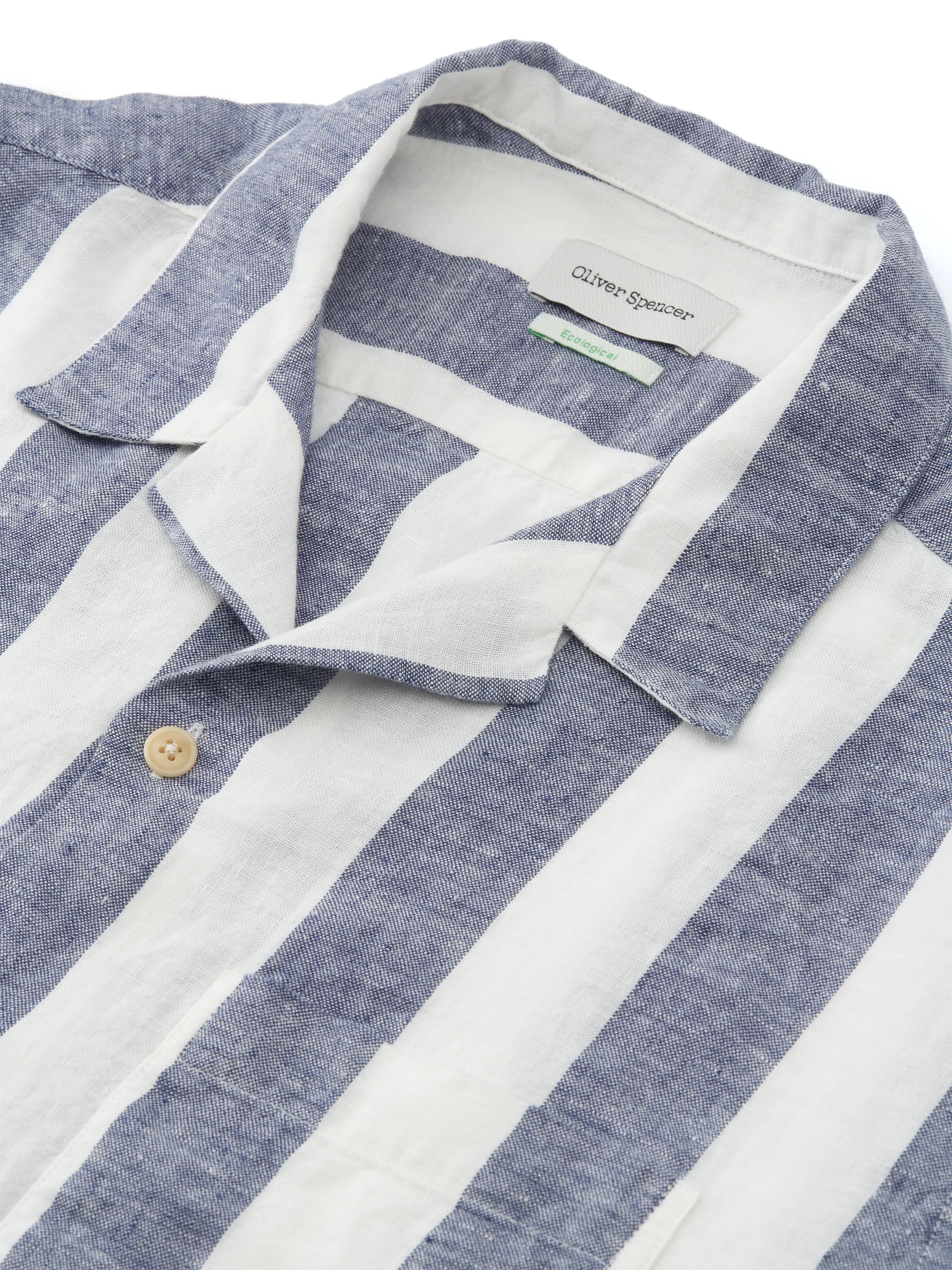 Havana Short Sleeve Shirt Mortimer Blue/White