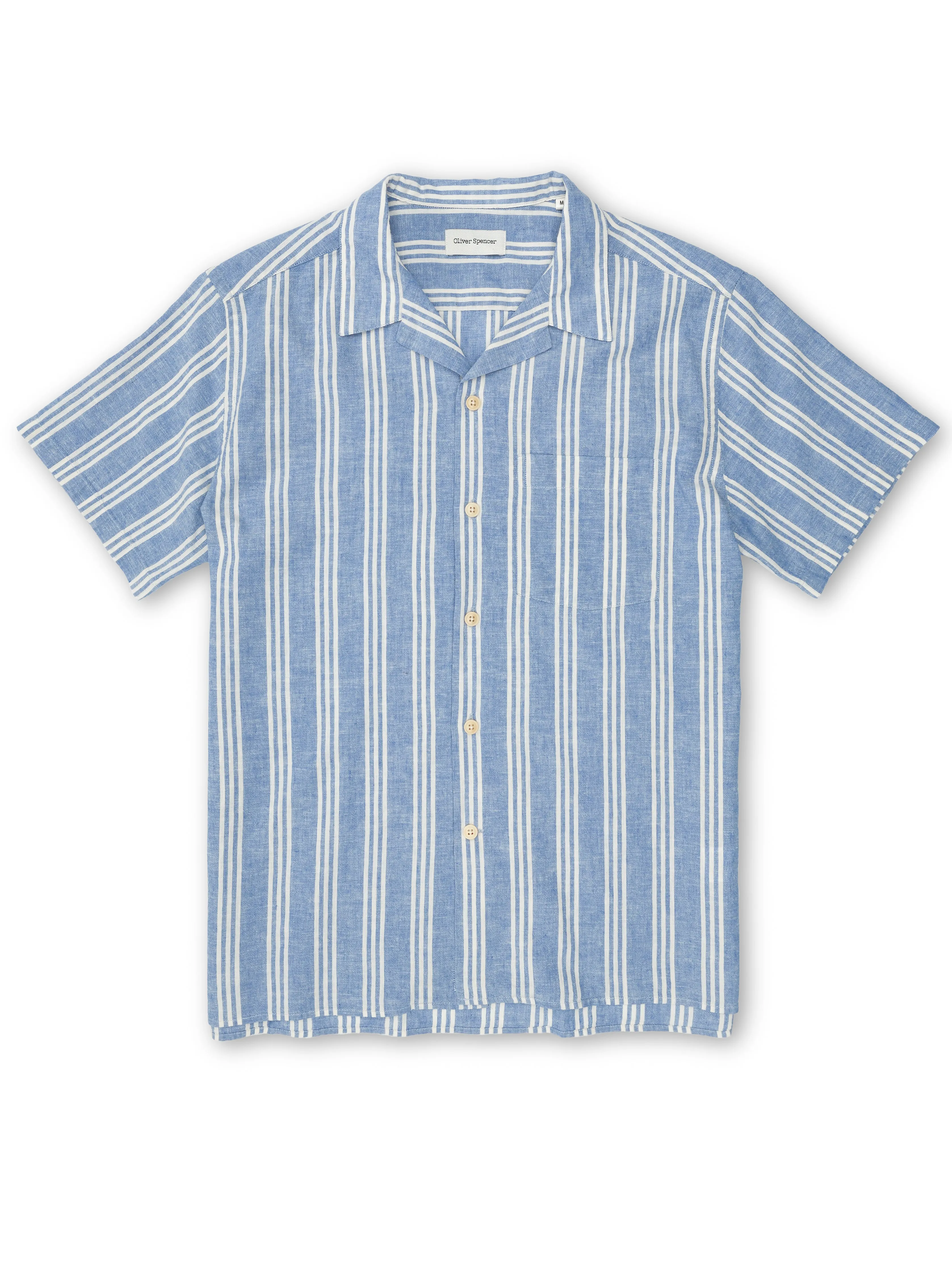 Havana Short Sleeve Shirt Singer Blue