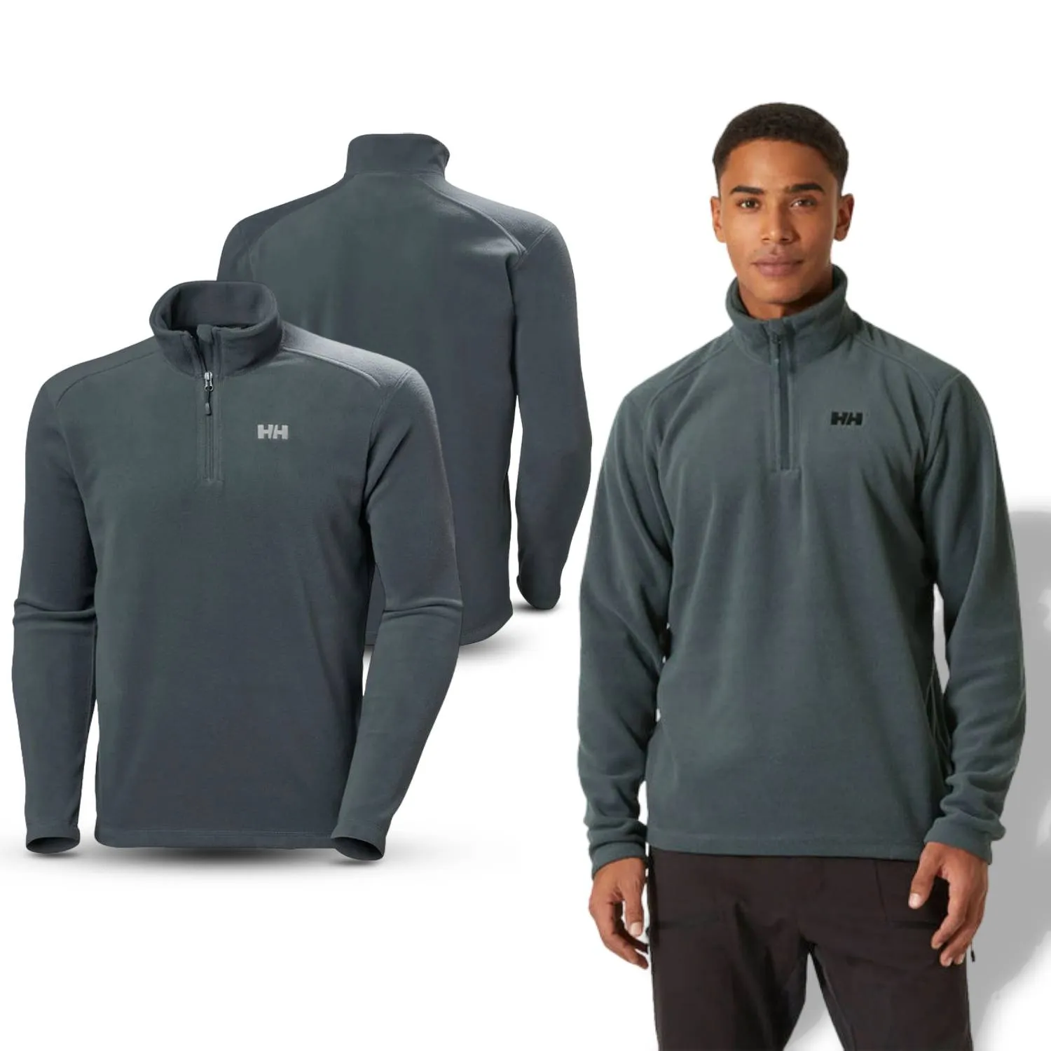 Helly Hansen Men's Daybreaker 1/2 Zip Fleece Jacket | Sustainable Mid-Layer with Superior Warmth and Performance