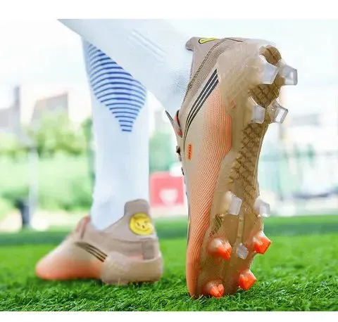 High-top Men's Football Shoes Youth Training Wear Student Foot Boots Sports Soccer Shoes