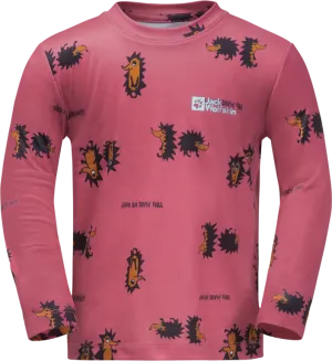 Jack Wolfskin Kids&#x27; Gleely Print Longsleeve Soft Pink 51 | Buy Jack Wolfskin Kids&#x27; Gleely Print Longsleeve Soft Pink 51 here | Outnorth