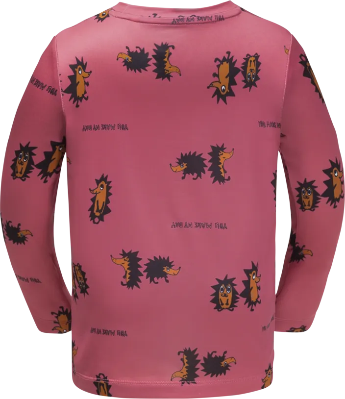 Jack Wolfskin Kids&#x27; Gleely Print Longsleeve Soft Pink 51 | Buy Jack Wolfskin Kids&#x27; Gleely Print Longsleeve Soft Pink 51 here | Outnorth