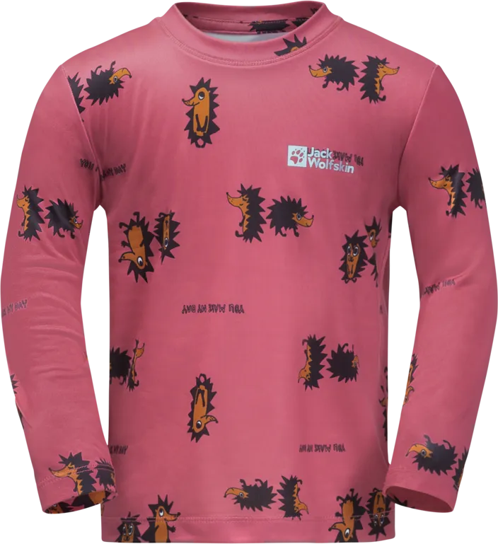 Jack Wolfskin Kids&#x27; Gleely Print Longsleeve Soft Pink 51 | Buy Jack Wolfskin Kids&#x27; Gleely Print Longsleeve Soft Pink 51 here | Outnorth