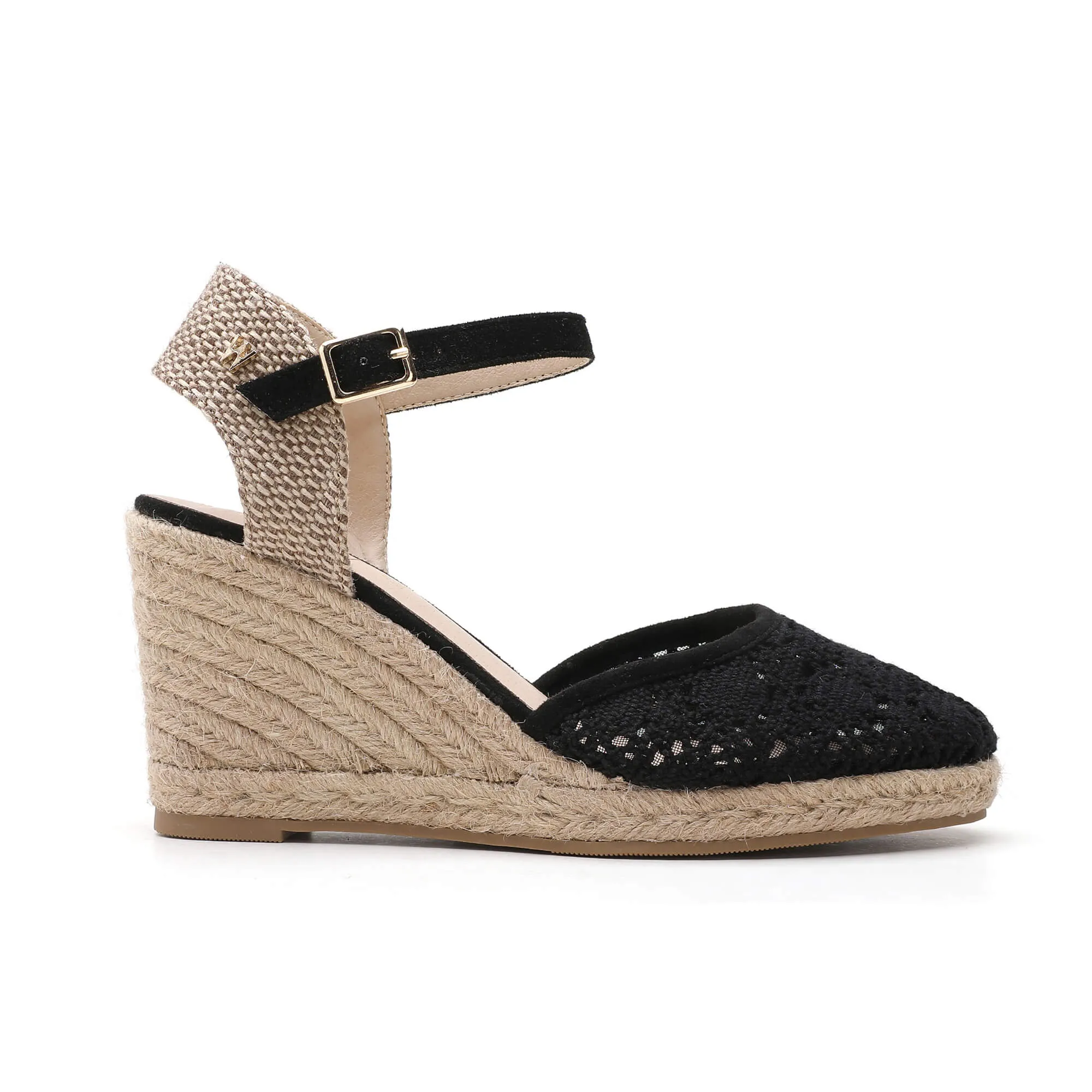 Joy Black Corda Espadrille