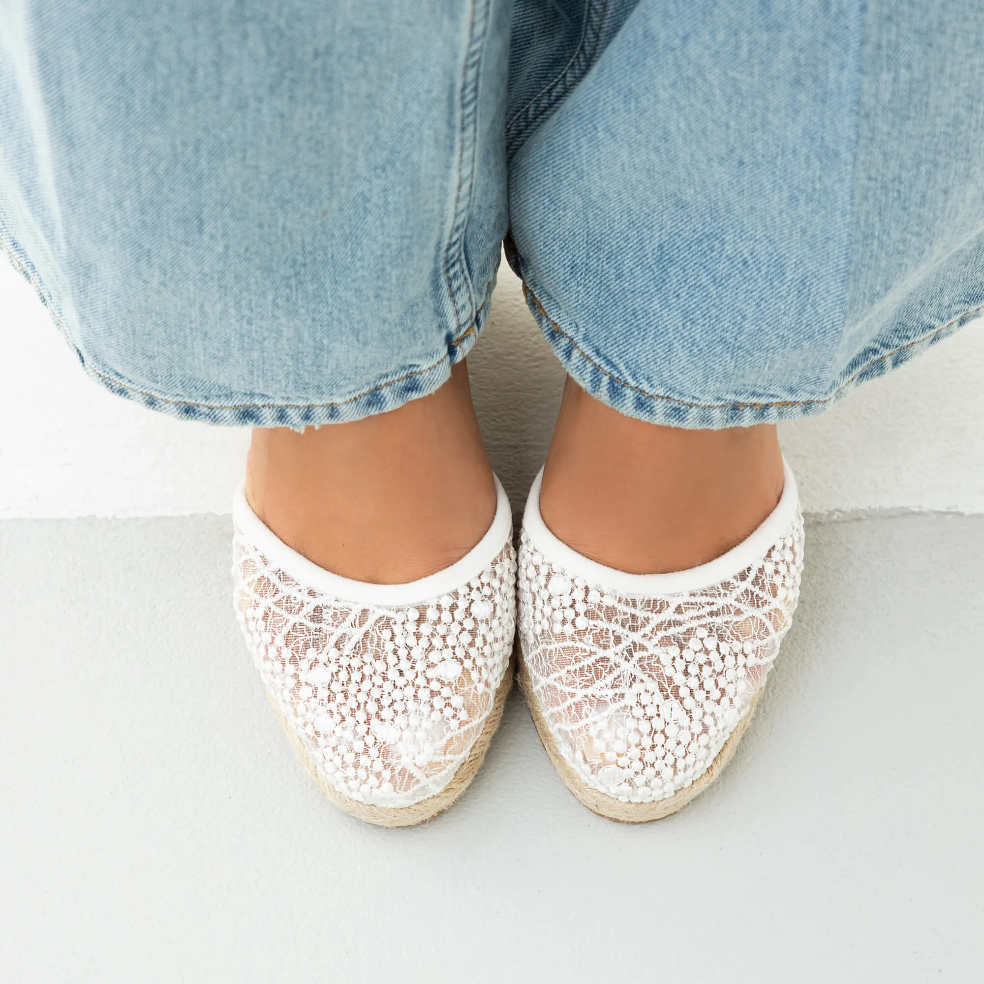 Joy White Espadrille