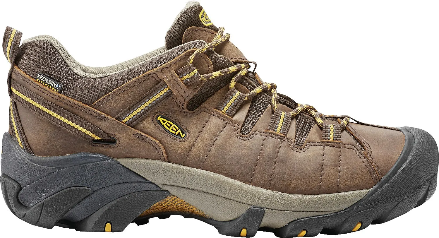 'Keen Outdoor' Men's Targhee II WP Hiker - Cascade Brown / Golden Yellow