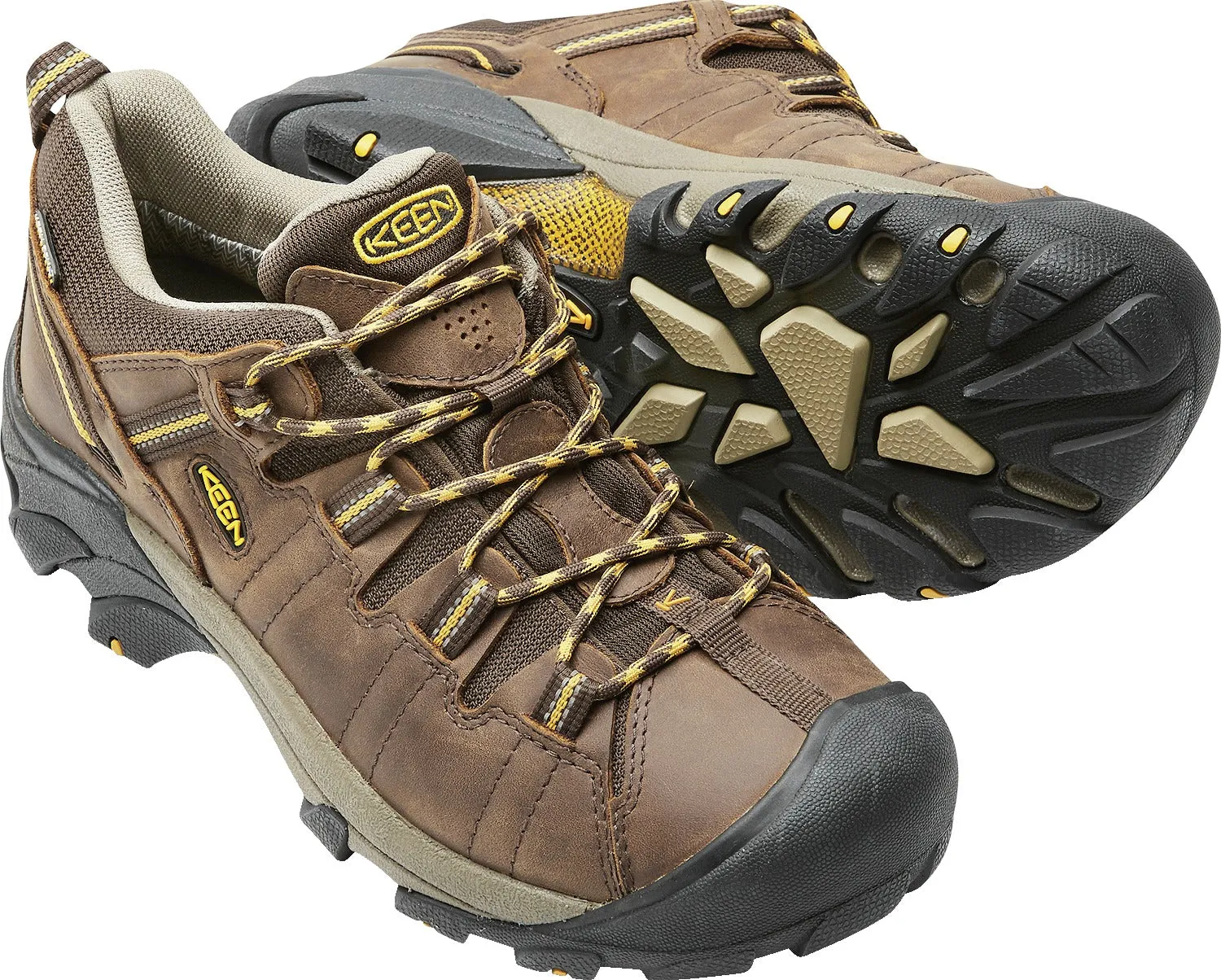 'Keen Outdoor' Men's Targhee II WP Hiker - Cascade Brown / Golden Yellow