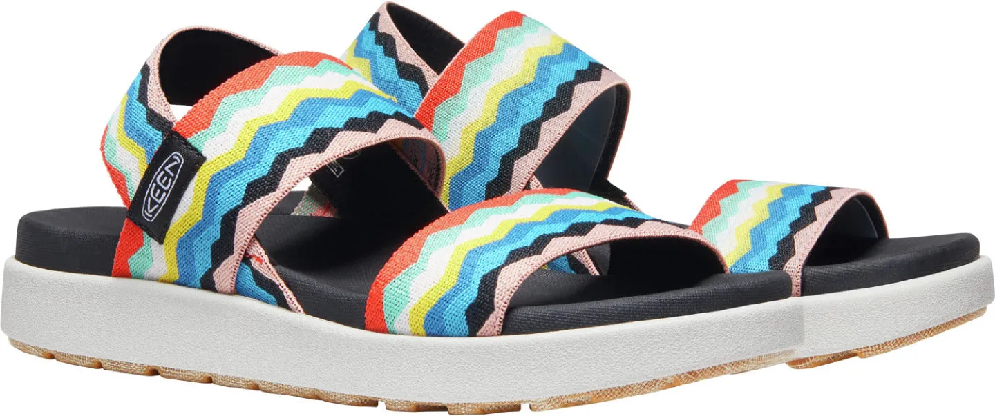 'Keen Outdoor' Women's Elle Backstrap Sandal - Black / Peach Pearl