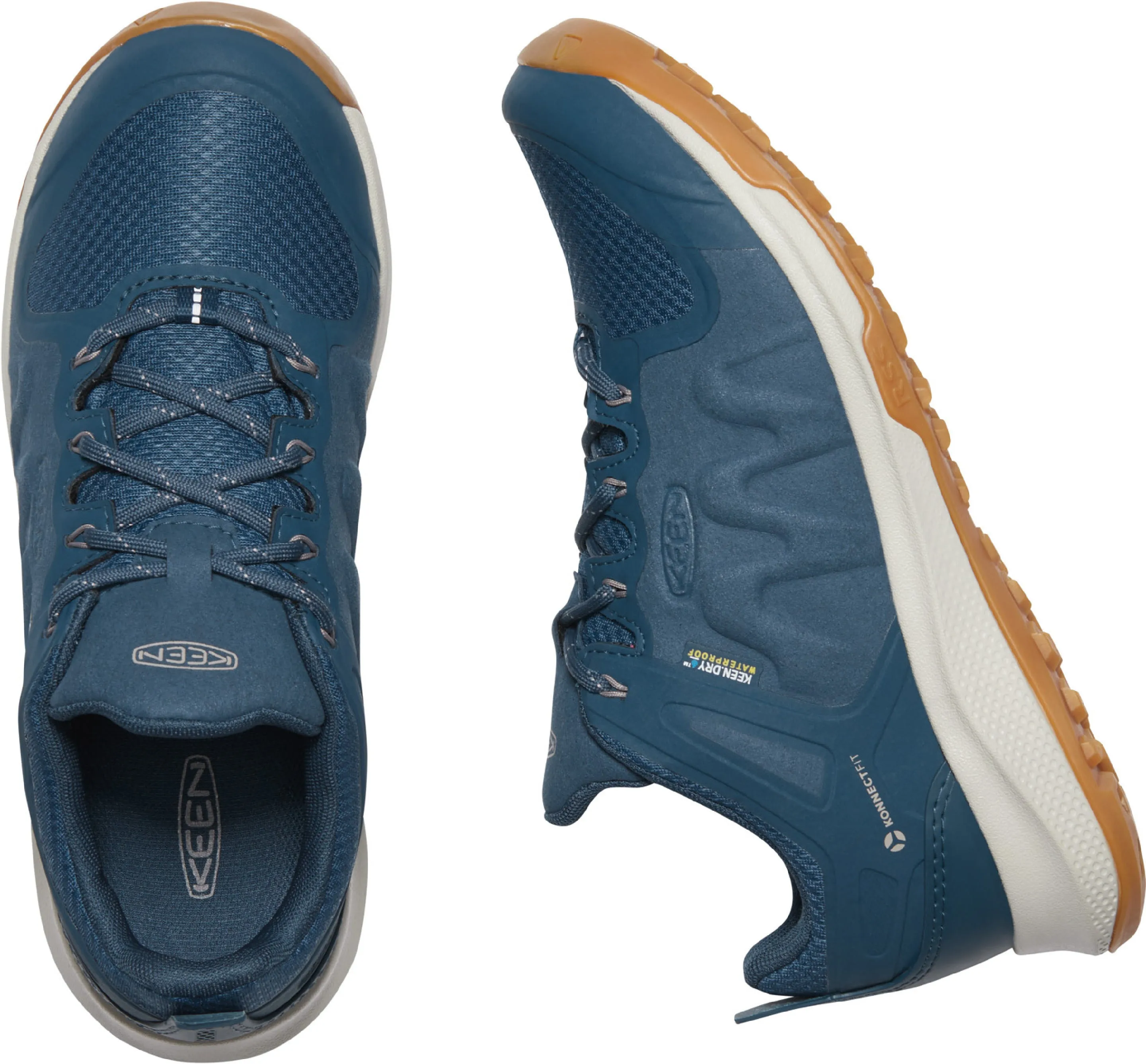 'Keen Outdoor' Women's Explore WP Hiker/Sneaker - Blue / Satellite