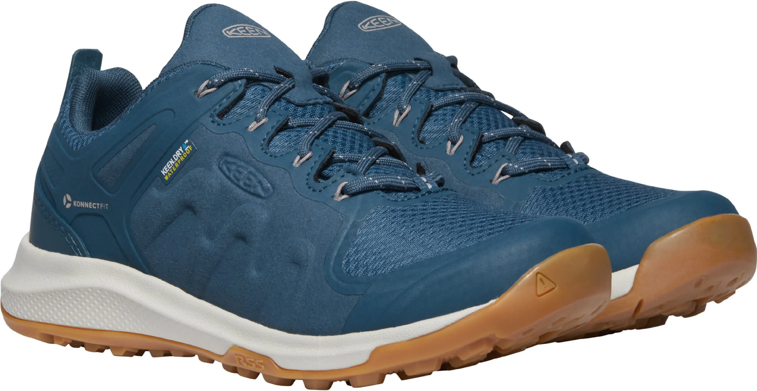 'Keen Outdoor' Women's Explore WP Hiker/Sneaker - Blue / Satellite