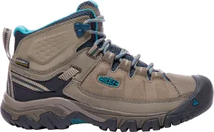 'Keen Outdoor' Women's Targhee EXP WP Mid Hiker - Brindle / Blue Coral