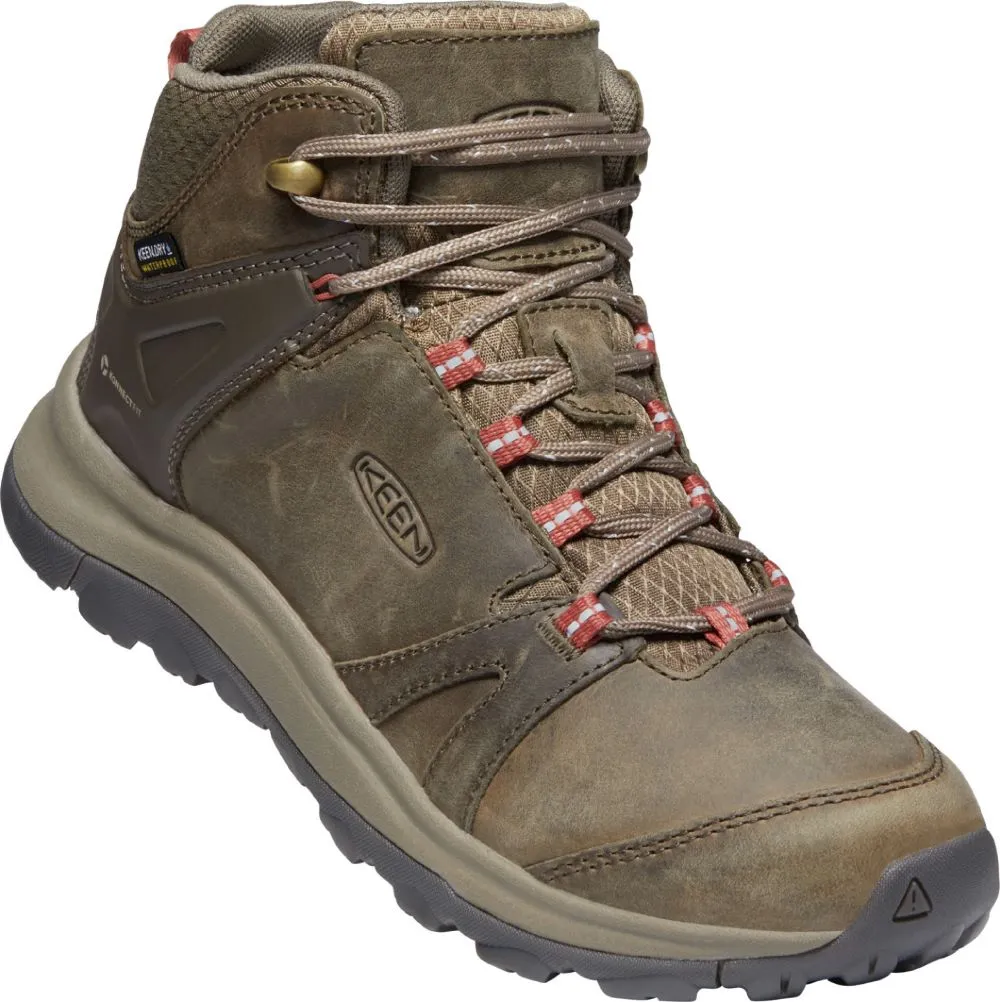 'Keen Outdoor' Women's Terradora Leather WP Mid Hiker - Brindle / Redwood