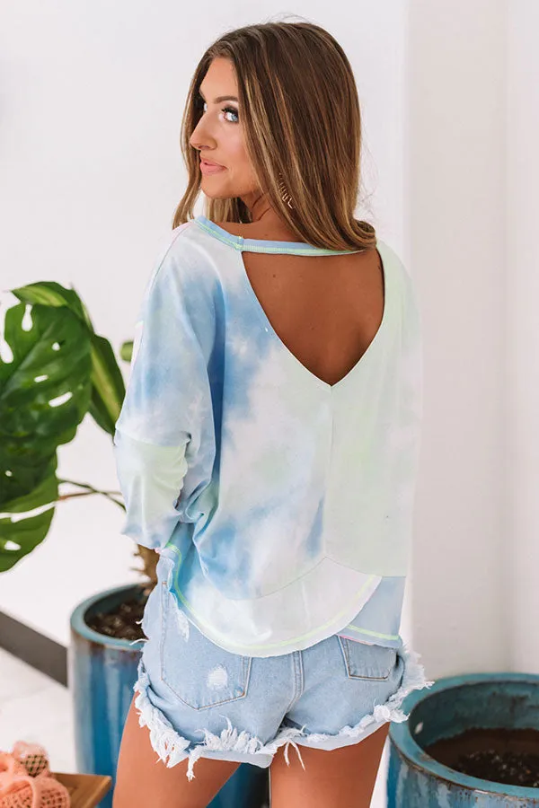 Keeping It Coastal Tie Dye Top