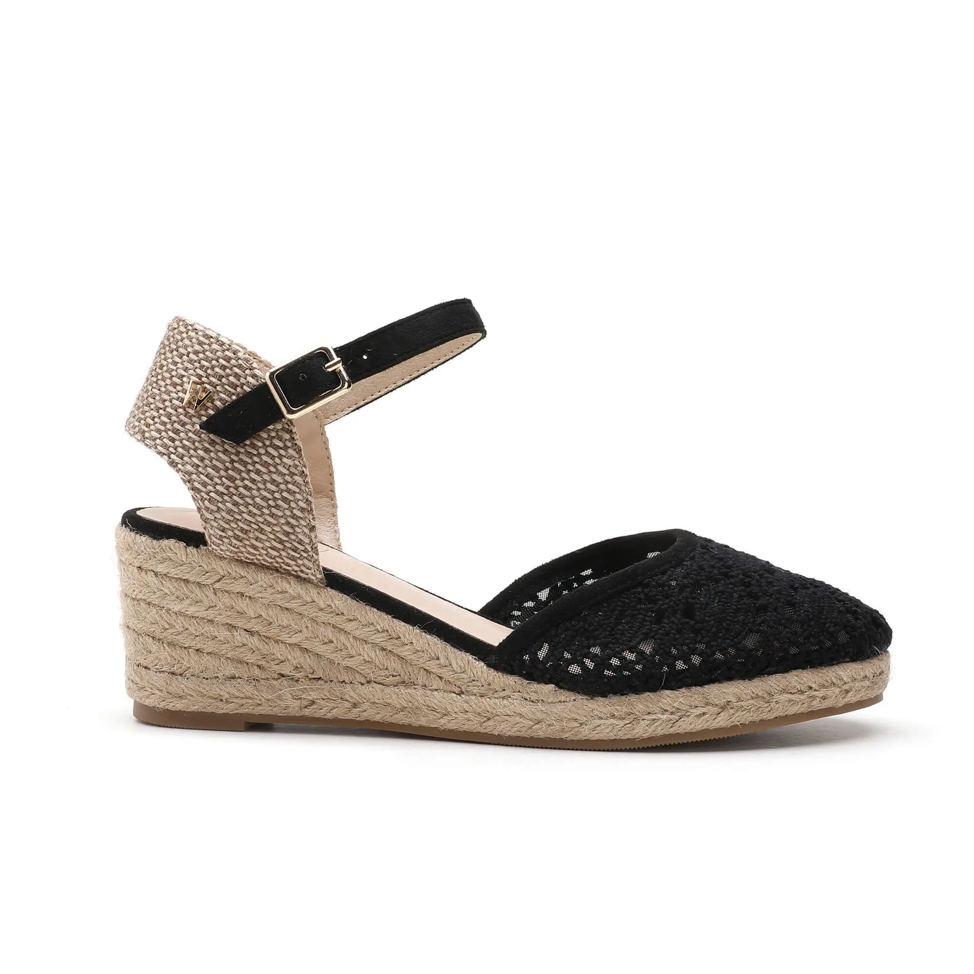 Kelly Black Espadrilles